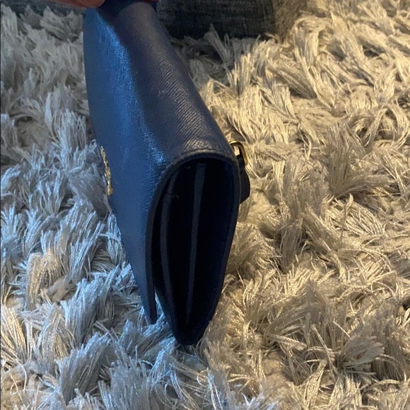 - Prada Saffiano leather wallet blue - Picture 11 of 14